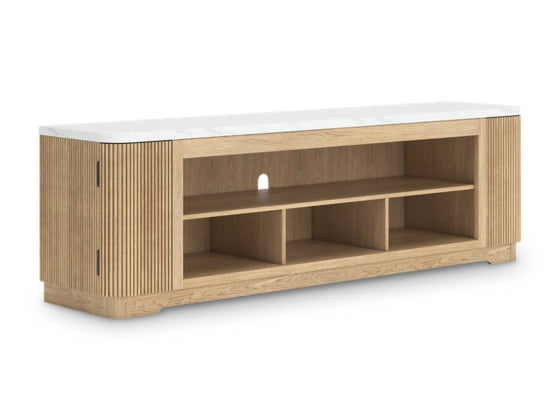Camdill XL TV Stand;Light Brown