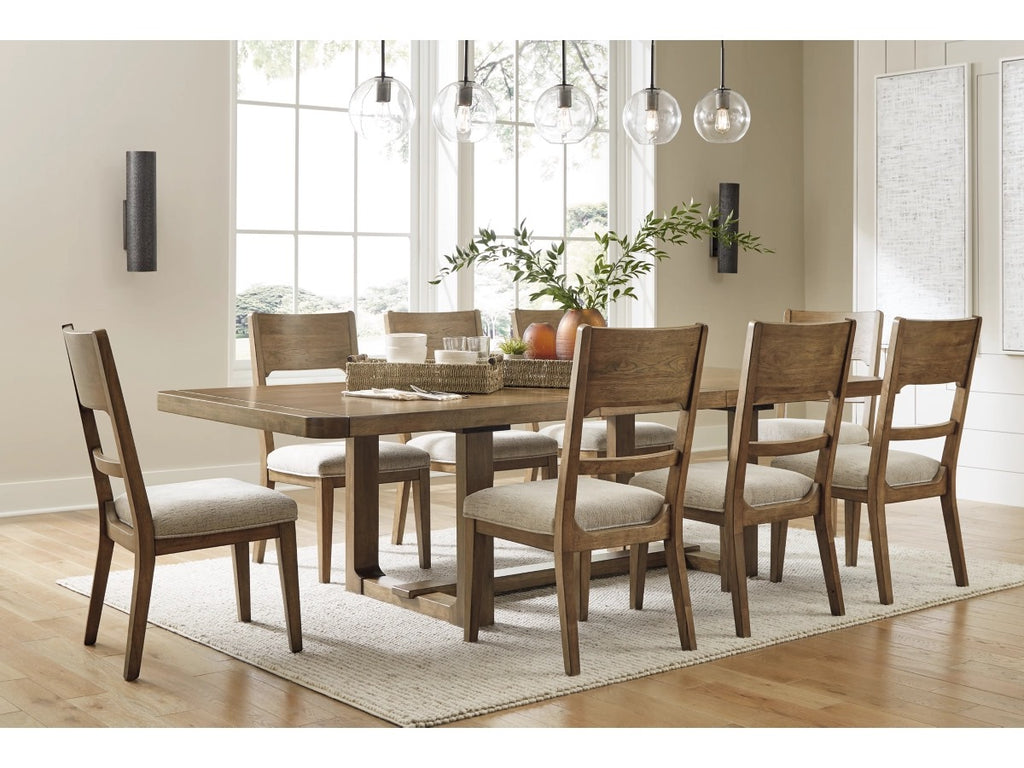 Cabalynn Dining Extension Table 8 chairs