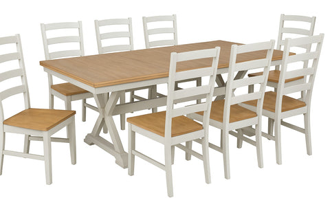 Westlinport Rect DRM Butterfly Extendable Table Set