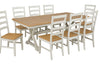 Westlinport Rect DRM Butterfly Extendable Table Set