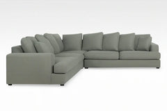 Monterra 2-Piece Sectional with Chaise;Smoke