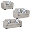 Evansley Sofa Set;Pewter