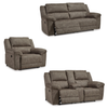 Laresview Recliner Sofa Set;Fossil