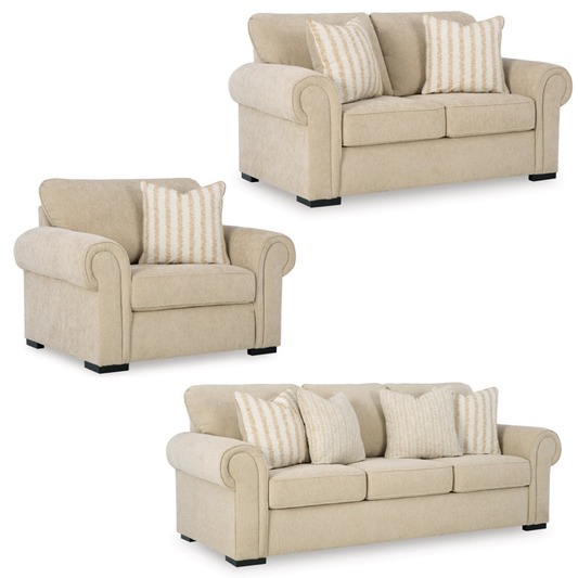Lerason Sofa Set;Quartz