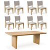 Sherbana Dining Room Set;Light Brown