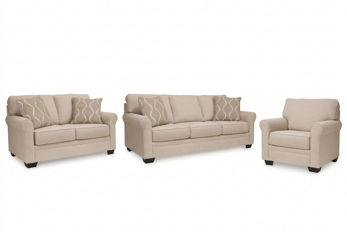 Belcaro Place Sofa Set;Jute