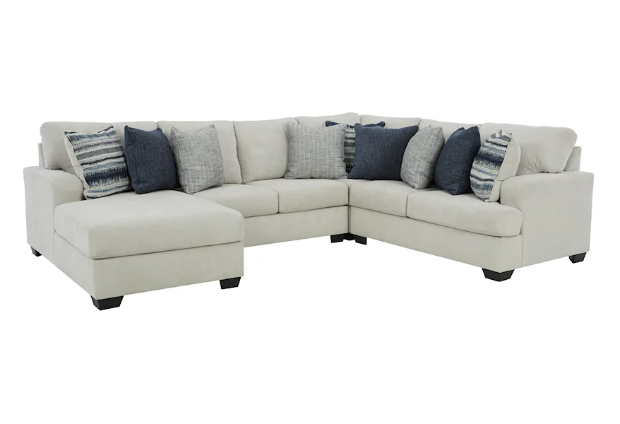 Lowder 4-Piece Sectional with Chaise