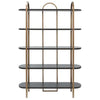 Brentmour Bookcase (Gold Finish)