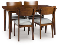 Lyncott Dining Set 5 - Piece;Brown