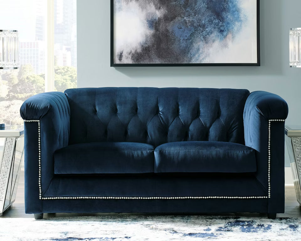 LOVESEAT-JOSANNA BLUE