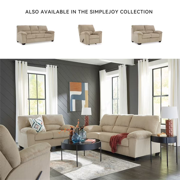 SimpleJoy Sofa Set;Sand