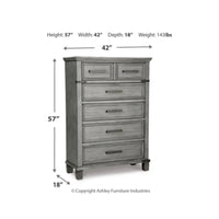 Russelyn Five Drawer Chest