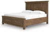 Vandenmore King Rails With Roll Slats; Medium Brown