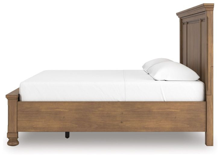 Vandenmore King Rails With Roll Slats; Medium Brown