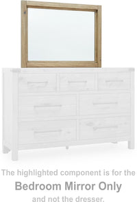Ridgester 7-Drawer Dresser with Mirror;Brown