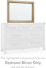 Ridgester 7-Drawer Dresser with Mirror;Brown