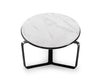OVAL COCKTAIL TABLE-LANNISTONE;WHITE