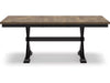 Wildenauer Dining Room Table Set; Brown/Black