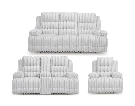 Technique Recliner Sofa Set; Alloy