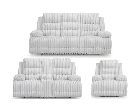Technique Recliner Sofa Set; Alloy