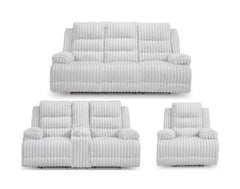Technique Recliner Sofa Set; Alloy