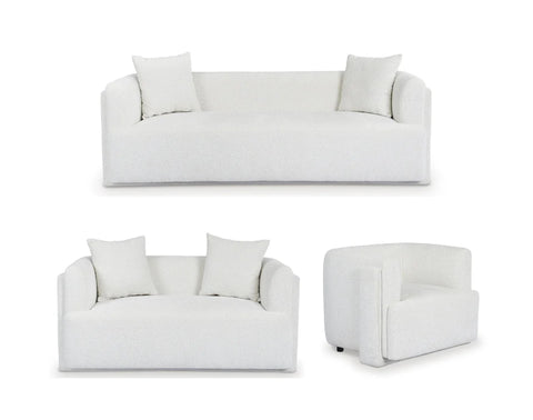 Jesolo Sofa Set;Vanilla