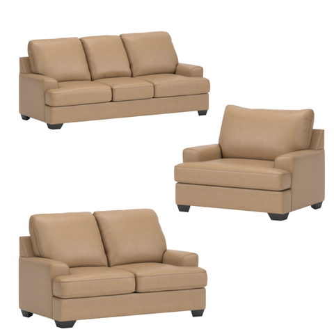 HEARTCORT Sofa Set;Toffee