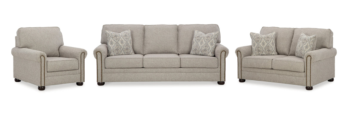 Gaelon Sofa, Loveseat, Chair; Dune