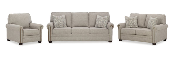 Gaelon Sofa, Loveseat, Chair; Dune
