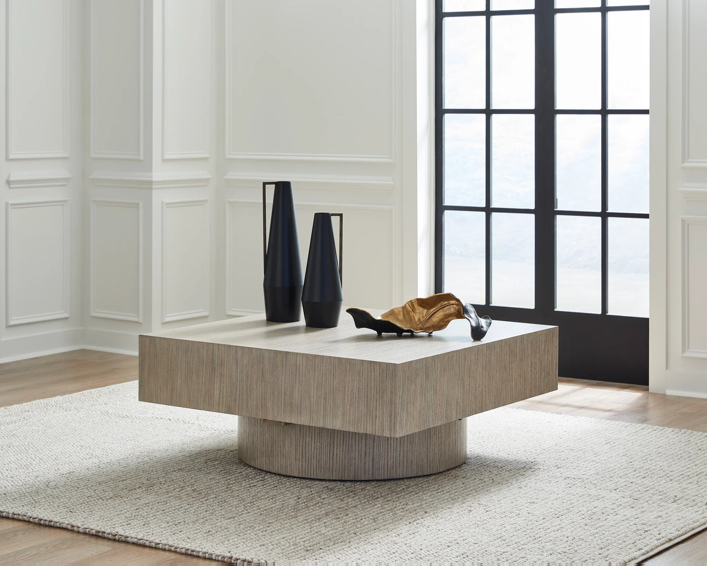 Jorielyn Square Cocktail Table;Light Grayish Brown