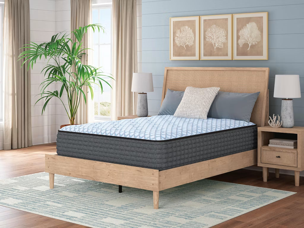 M33131W2 Destin Cove Plush Queen Mattress;Blue