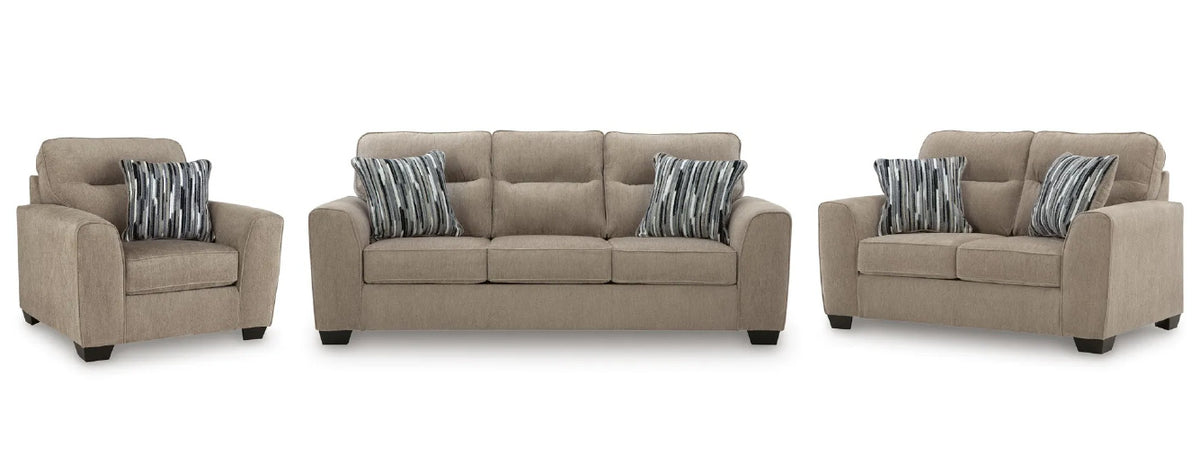 Olten Sofa Set;Mocha
