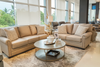 Gaelon Sofa & Loveseat;Pebble