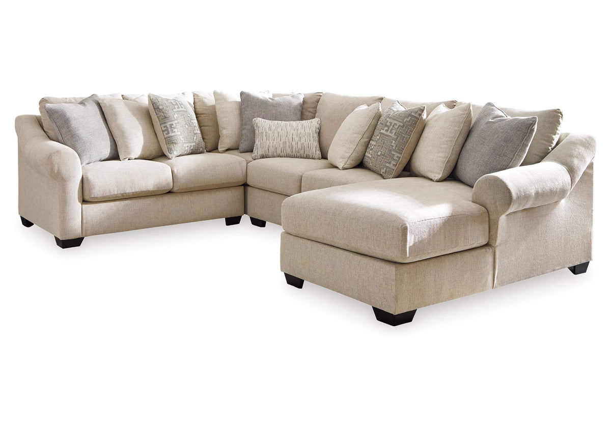 Carnaby 4 Piece Sectional with Chaise – Ashley Furniture - Brunei