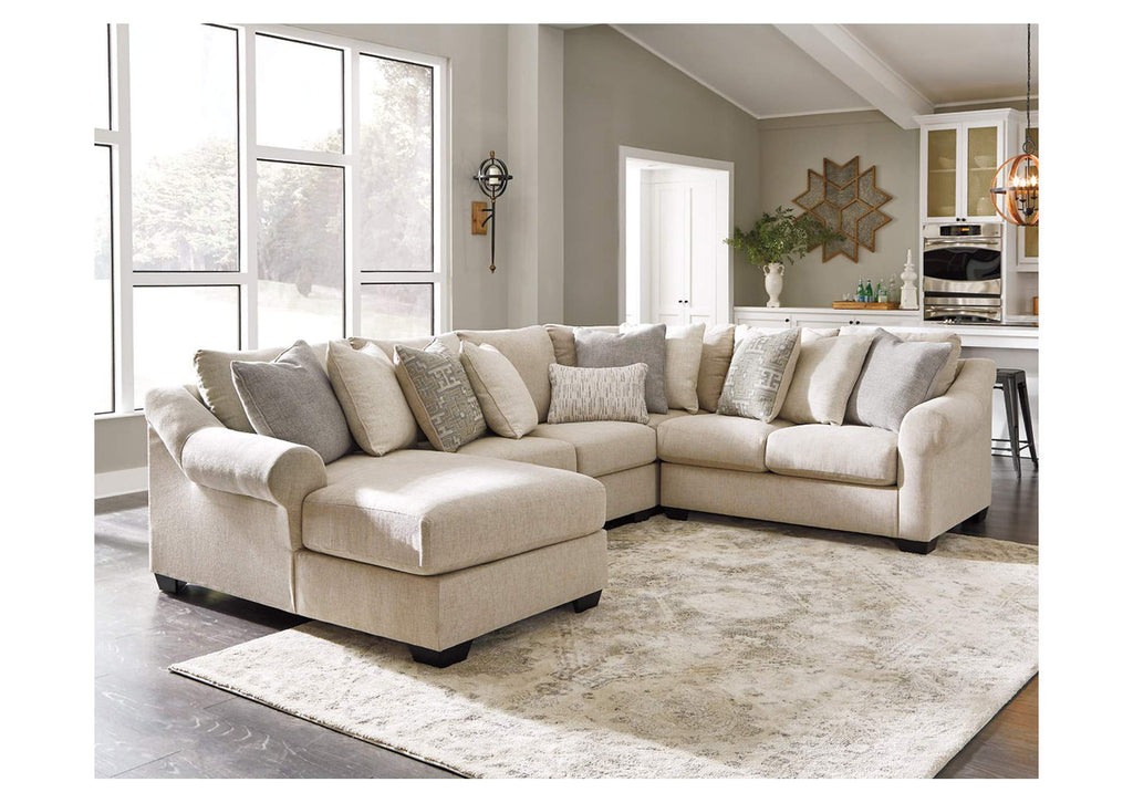 Carnaby 4-Piece Sectional with Chaise
