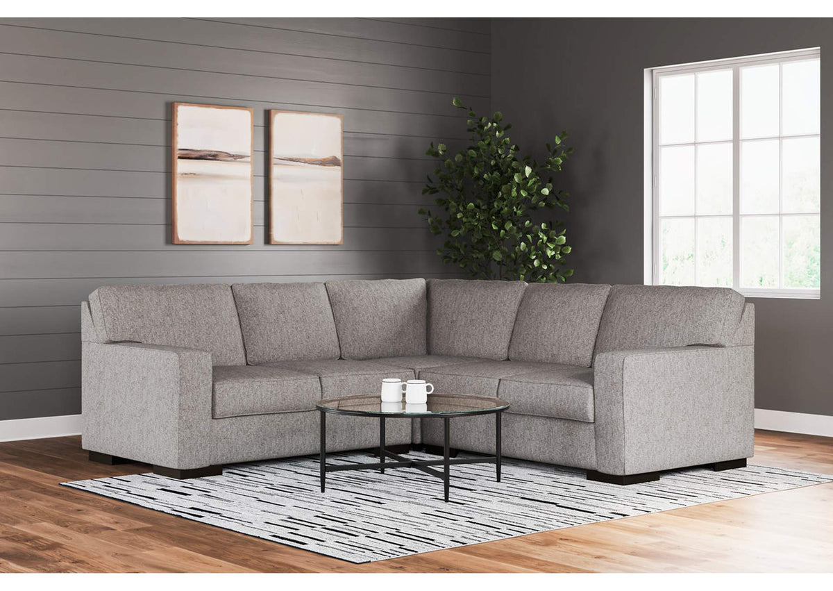 Ashlor Nuvella® 3Piece Sectional Ashley Furniture Brunei