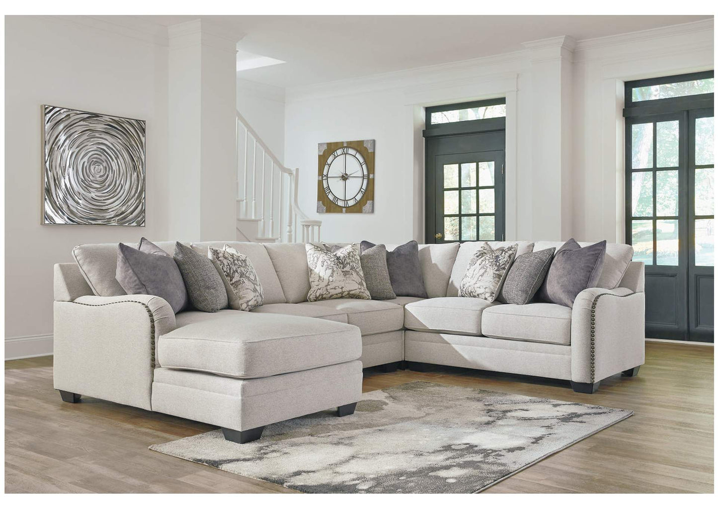 Dellara 4-Piece Sectional with LAF Corner Chaise