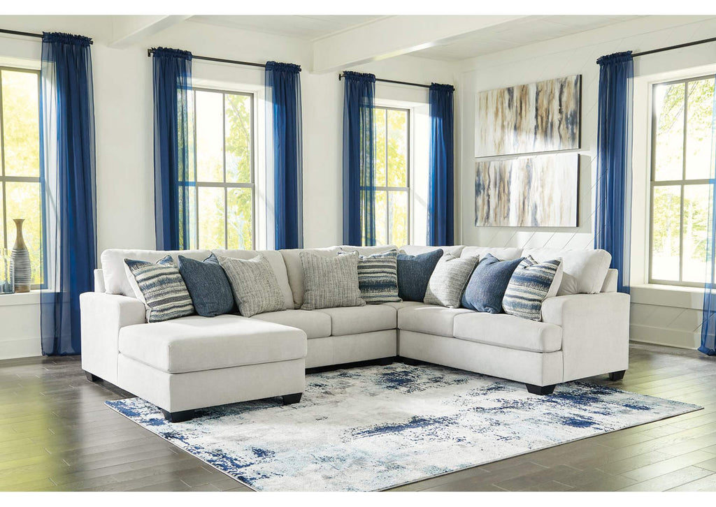 Lowder 4-Piece Sectional with Chaise