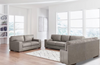 Lombardia Leather Sofa, Loveseat, and Oversized Leather Chair