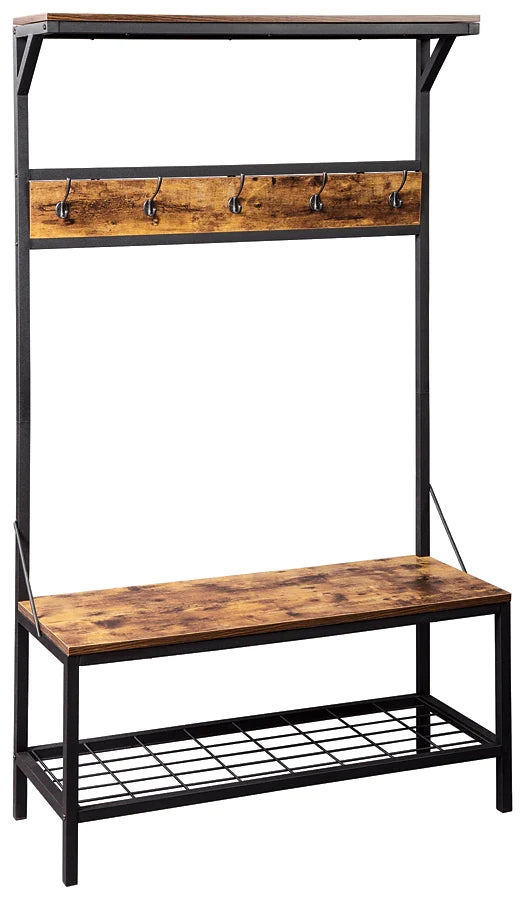 Bevinfield Hall Tree with Storage Bench - Ashley Furniture - Brunei