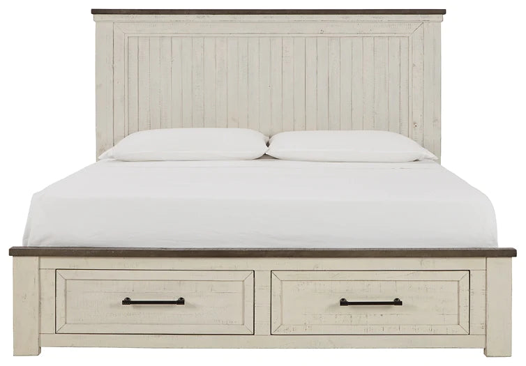 Brewgan King Panel Storage Bed