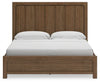 Cabalynn King Panel Bed with Storage with Mirrored Dresser and Nightstand