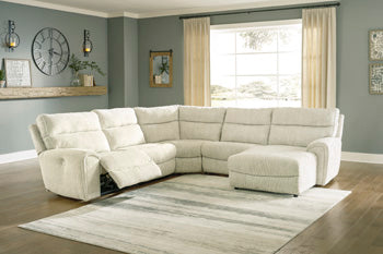 Critic's Corner 5-Piece Power Reclining Sectional - Ashley Furniture - Brunei