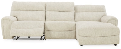 Critic's Corner 3-Piece Power Reclining Sectional with Chaise - Ashley Furniture - Brunei