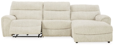 Critic's Corner 3-Piece Power Reclining Sectional with Chaise
