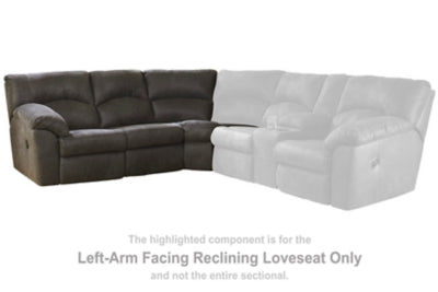 Tambo Left-Arm Facing Reclining Loveseat - Ashley Furniture - Brunei
