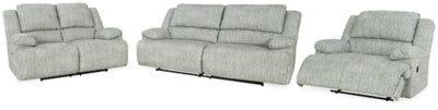 McClelland Reclining Sofa, Loveseat and Recliner