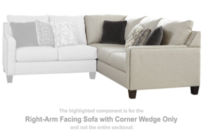 Hallenberg Right-Arm Facing Sofa with Corner Wedge - Ashley Furniture - Brunei