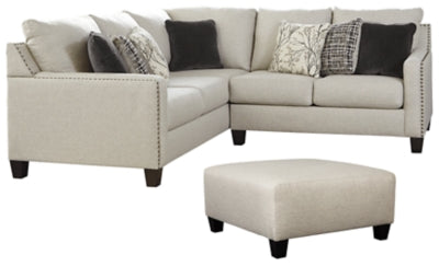 Hallenberg 2-Piece Sectional with Ottoman