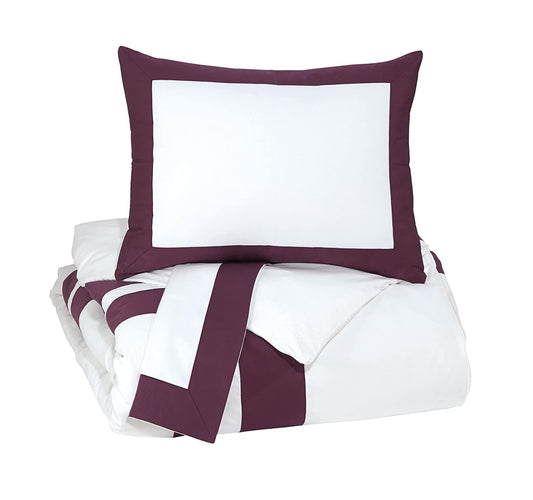 Q248023Q Queen Duvet Cover Set - Ashley Furniture - Brunei
